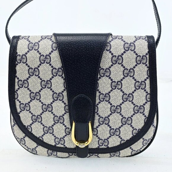 Authentic GUCCI Web Sherry Line PVC Leather Shoulder Bag bsj287-121225 - Picture 2 of 16